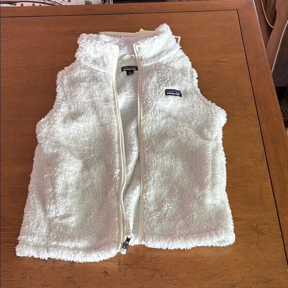 Patagonia Kids Fleece Vest - White